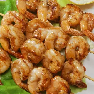 Spiedini di gamberi