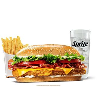 Chicken royale bacon cheese - menù