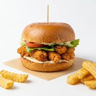 Chicken crunch burger