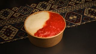 ღომი საწებლით