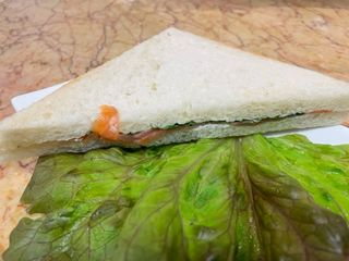 Tramezziono con salmone rucola e maionese