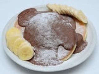 Pancake Banana, Nutella e Zucchero a Velo