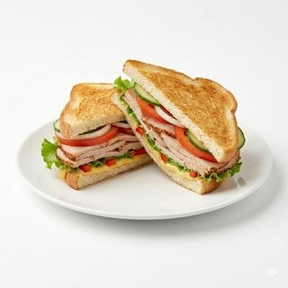 Sándwich Vegetal Con Ahumados