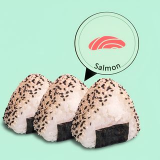 Smoked Salmon Onigiri Set