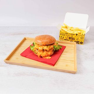 Menù doppio hamburger