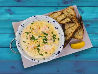 Krewetki w sosie śmietanowym 440g