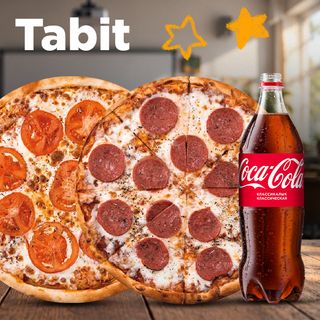 40 см Маргарита + Пепперони + Coca-Cola