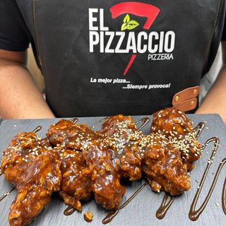 Alas de pollo BBQ con Patatas