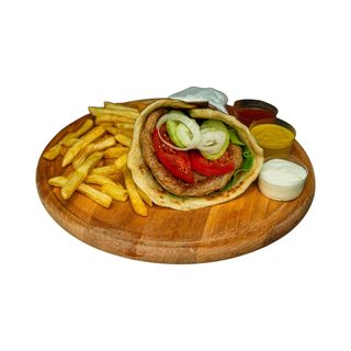 Velika pljeskavica 200g u tortilji