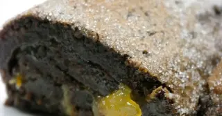 Torta laranja e Alfarroba