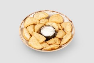 Вареники жареные с картошкой