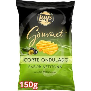 LAYS GOURMET ONDULADO AZEITONA150 GR