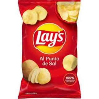 Papas Lay'S Con Sal 160Gr