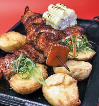 Brochetas de Pollo