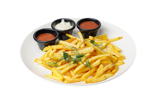 Pomfrit sa sosićima