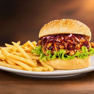 Pulled Ribs Burger