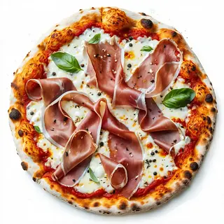 PIZZA PANNA E CRUDO
