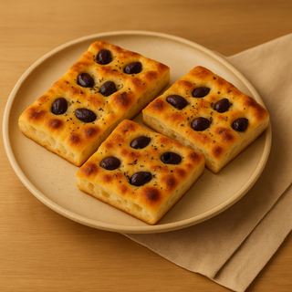 Foccacia cristalina olivas de kalamata (ud.)