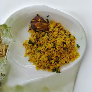 Native Rice With Dry Fish