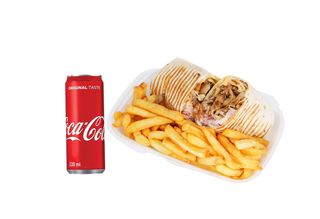 Pileći giros + Coca Cola 0.33l