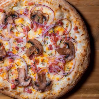 Pizza Carbonara Deluxe