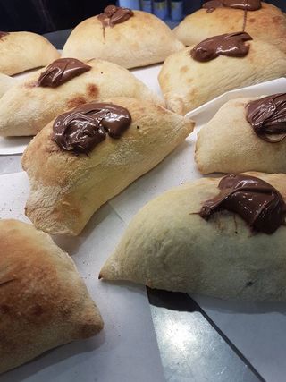 Calzone con Nutella
