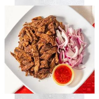 Deboned goat suya