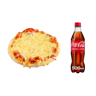 Pšenična pizza Sir  i  Coca-Cola 0.5 l