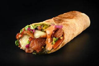 Шаурма з сирними паличками та куркою