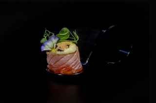 Salmone flambe - 1 pezzo
