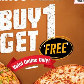 Eat more Menu buy 2 pizza get 1 free