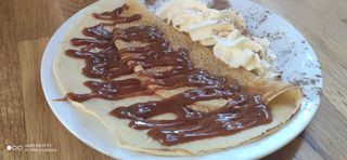 Crepes de dulce de leche