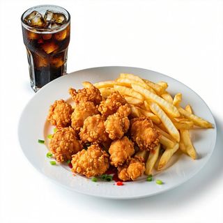 4 Chicken popcorn menù