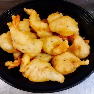 芝麻炸虾Gambas rebozadas con sésamo