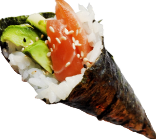 48，Temaki Salmón y Aguacate (1 pzas.)