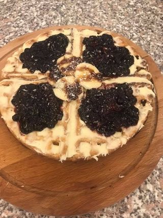 Шоколад и боровинки гофрета (350г)