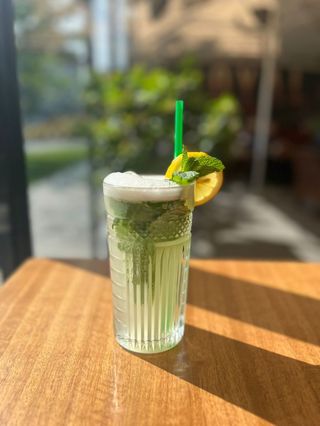 Elder & mint lemonade