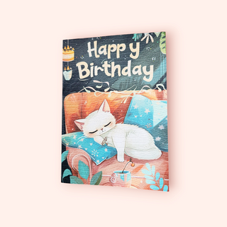 Felicitare "Happy Birthday pisica 2"