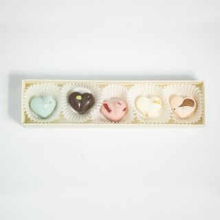 Cutie patootie hearts 6 pcs