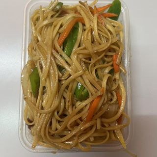 Tallarines con verduras 