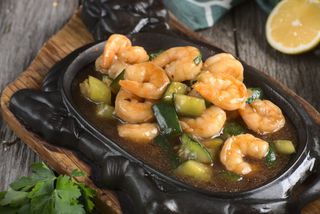 Филе креветок на сковороде (250 гр.)