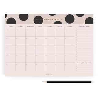 Planificador A4 Mensual Minimal - 8435743802512