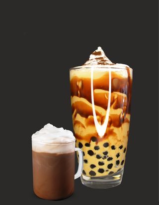 Mocha milk boba (500мл), студено