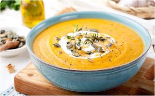 Суп-пюре с тыквой со сливками (250 гр.)