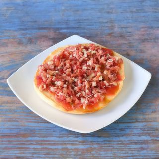 Media Tostada Mollete Jamón Pizcos