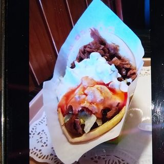 Menú kebab mixto sólo carne 