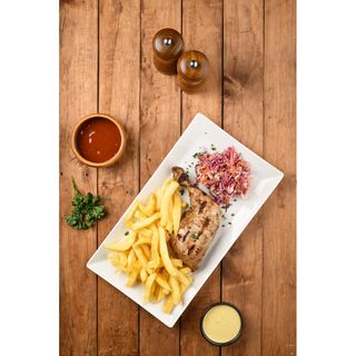 1/4 Grilled Chicken Combo