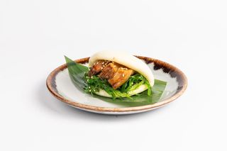 Bao pancetta confit e wakame
