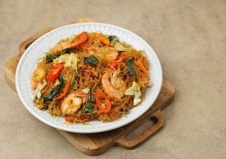 Chilli garlic prawn masala