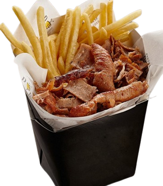 Doner Box Con Arroz (Mediano)